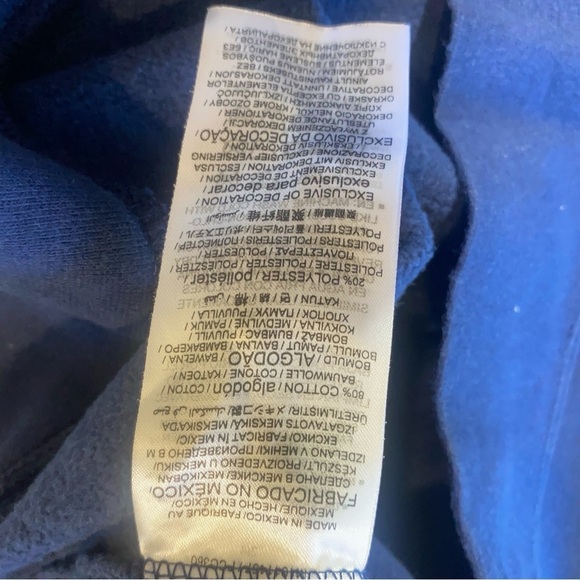 Fanatics Blue Sweatshirt Hoodie Casual Style - Picture 5 of 8